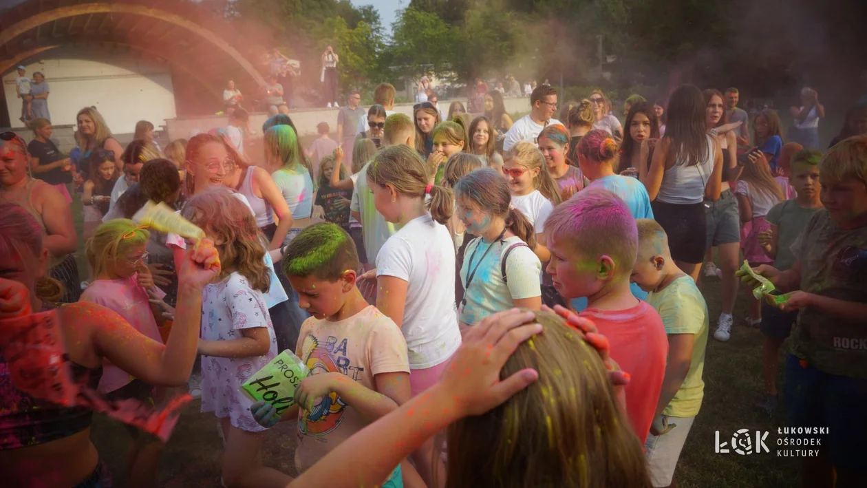 Festiwal Balonów, Baniek Mydlanych i Kolorów w Parku Miejskim w Łukowie