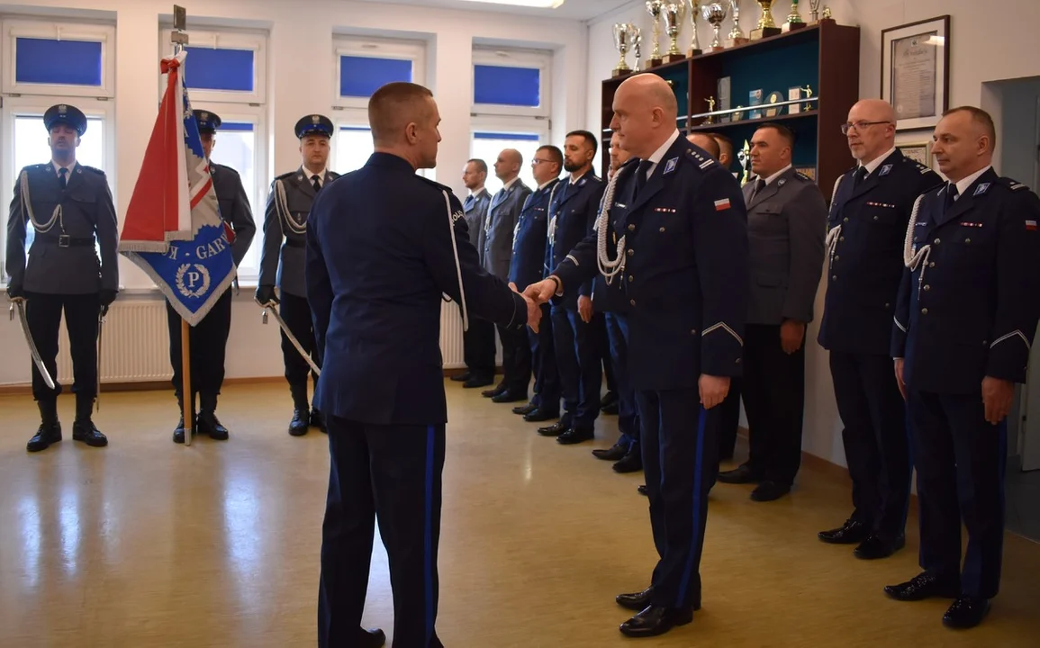 Zmiana na stanowisku komendanta garwolińskiej policji. podinsp. Janusz Mularski pożegnał się z kolegami