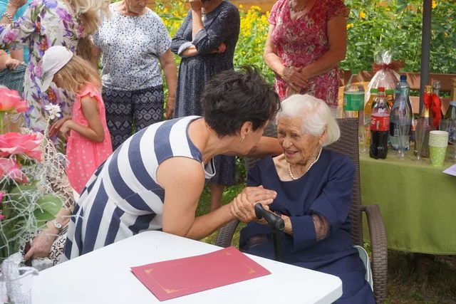 100 - lecie urodzin mieszkanki gminy Nałęczów