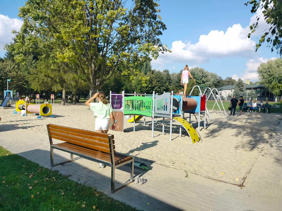 Jeszcze plażujemy nad Zalewem w Łukowie