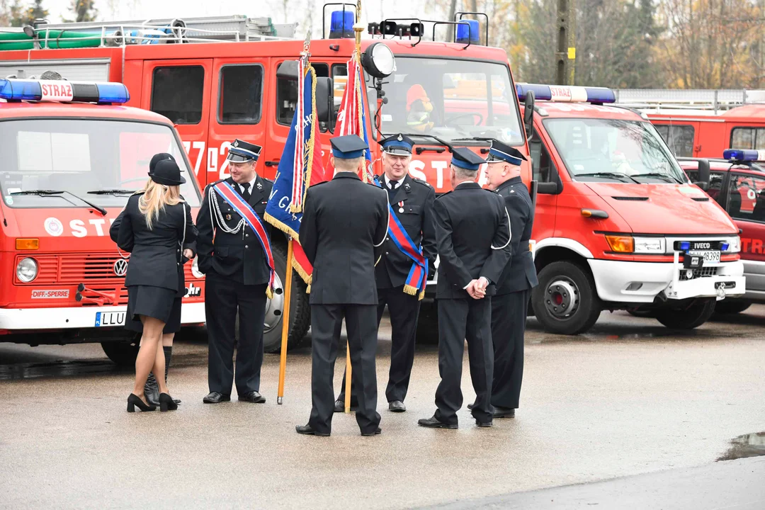 Zarzec Łukowski Msza Św. w intencji zmarłych strażaków z gminy Łuków