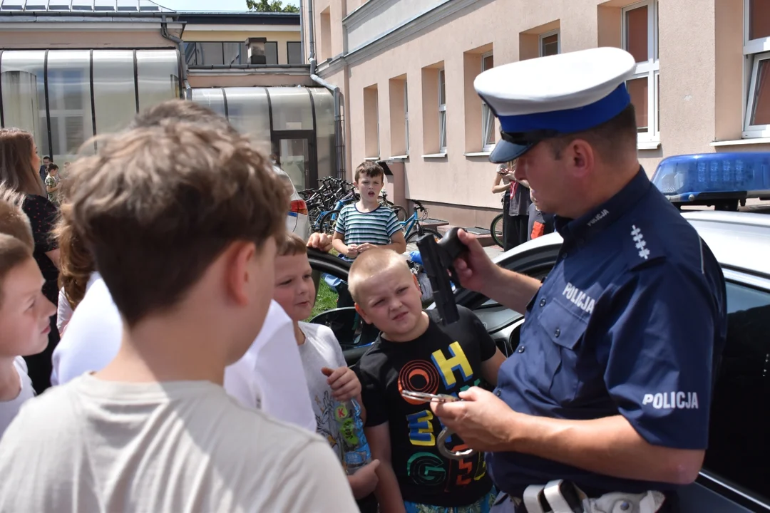 Akcja Bezpieczne wakacje w SP w Końskowoli