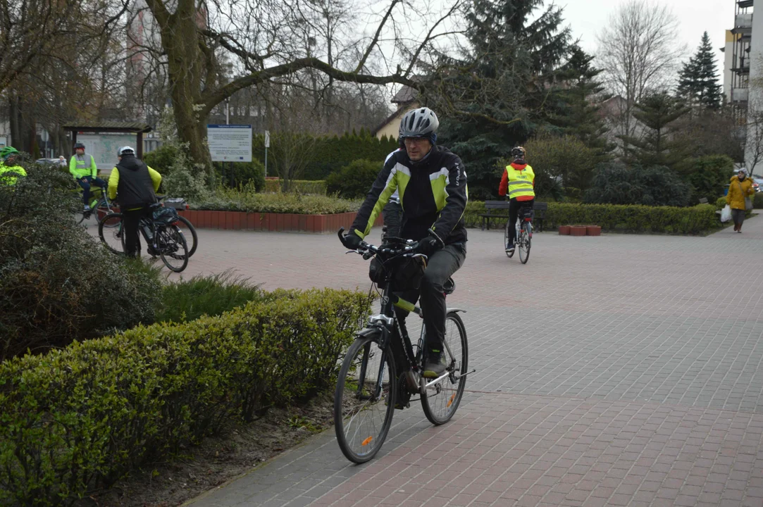 Pierwszy trening Puławskiej Grupy Rowerowej