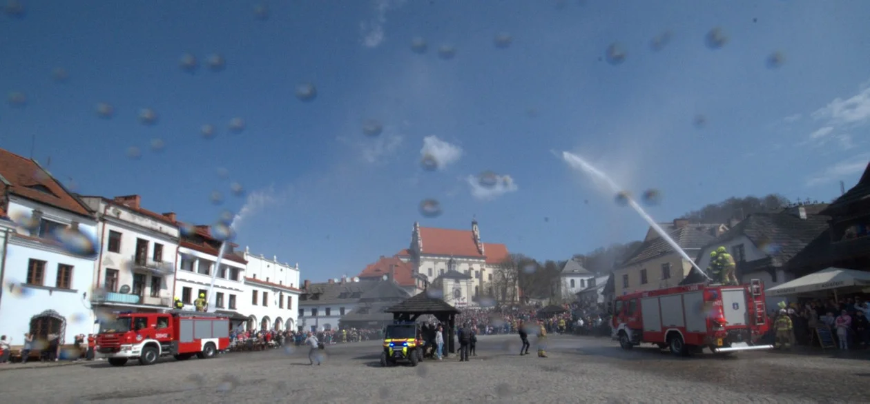 Strażacki lany poniedziałek w Kazimierzu Dolnym