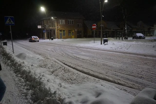 Opole Lubelskie pod śniegiem