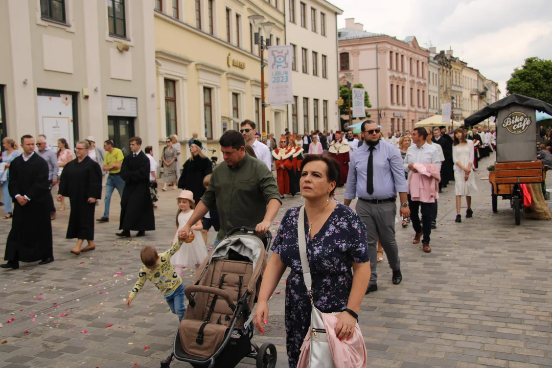 Procesja Bożego Ciała w archikatedrze lubelskiej