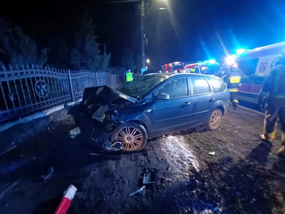 Wypadek w Sięciaszce Pierwszej.