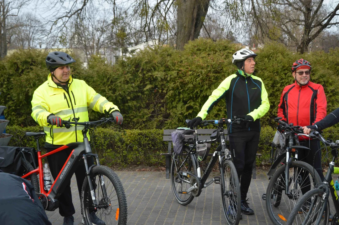 Pierwszy trening Puławskiej Grupy Rowerowej