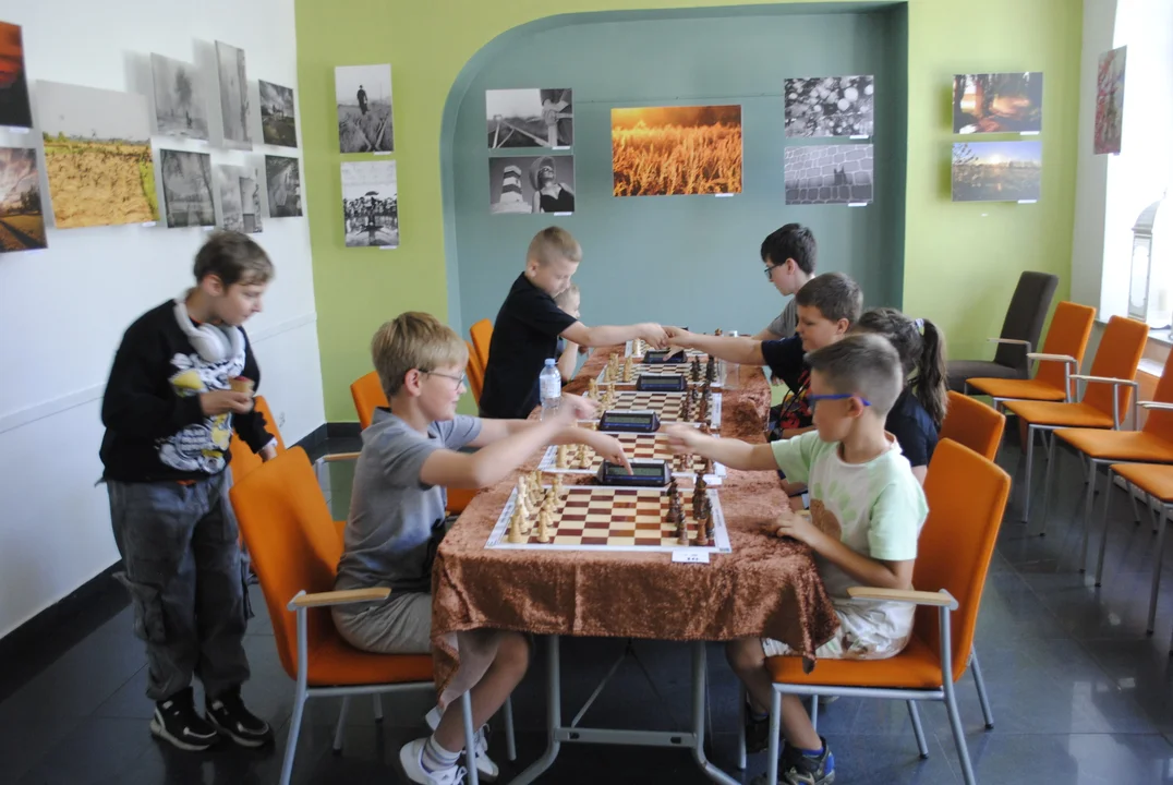 Turniej Szachowy  w Lubartowskim Ośrodku Kultury