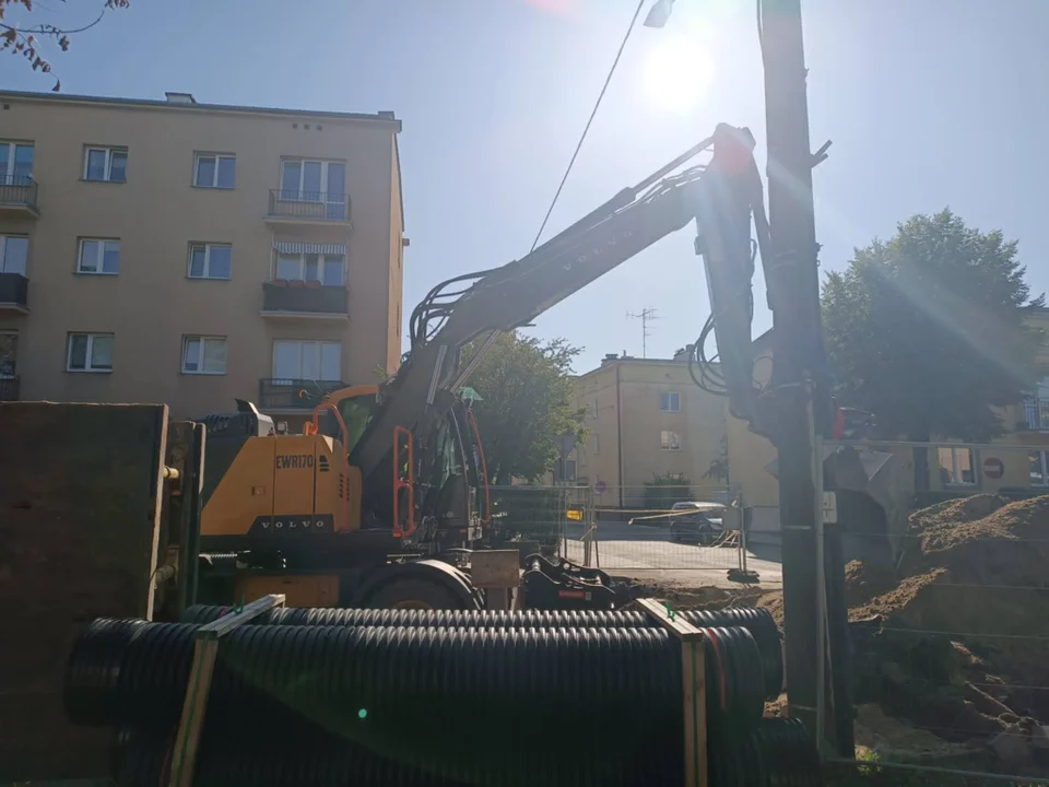 Prace przy Słowackiego 10.08