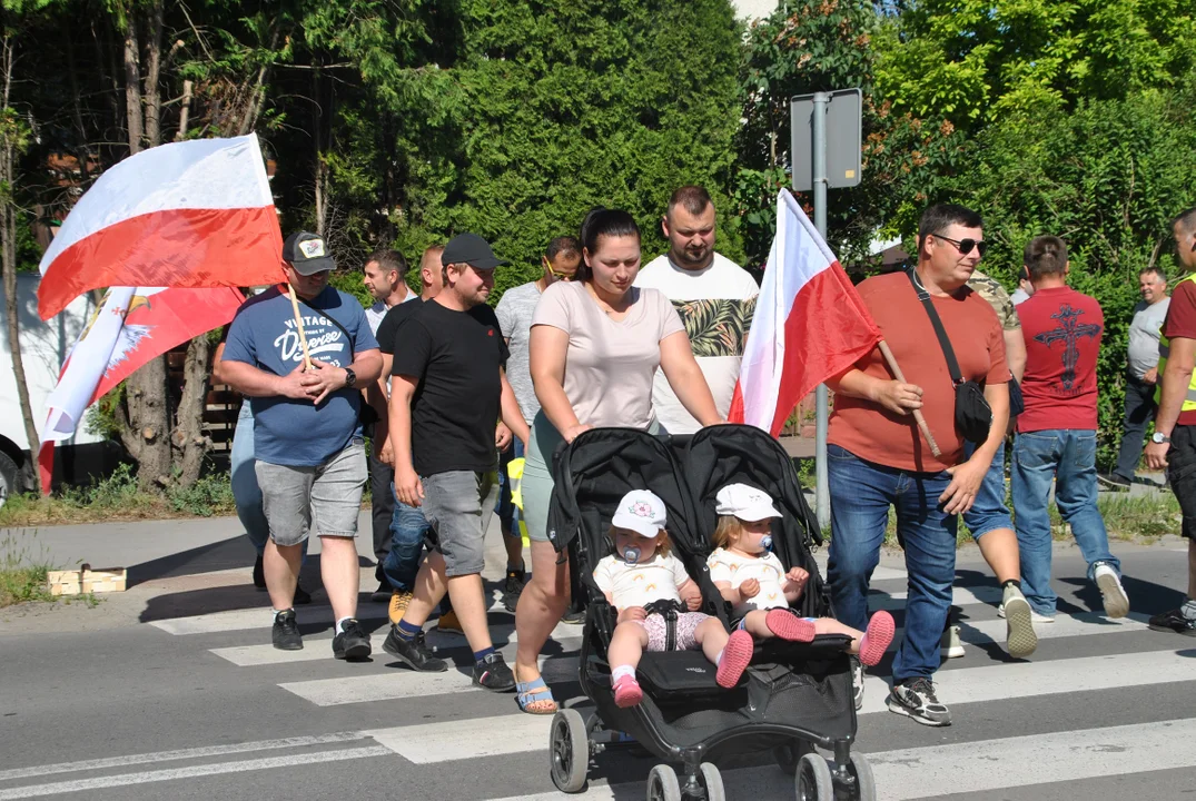 Protest rolników w Opolu Lubelskim