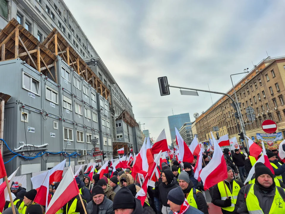 Zamościanie protestowali w Warszawie (foto) - Zdjęcie główne