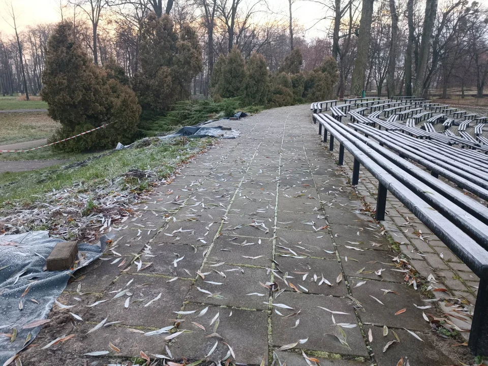 Opole Lubelskie: Prace w Parku Miejskim