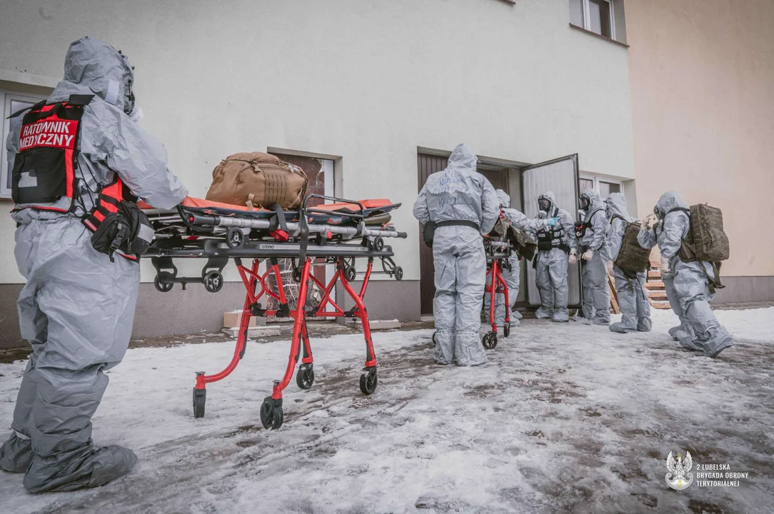 Lubelscy terytorialsi ćwiczyli na wypadek pojawienia się ogniska ptasiej grypy