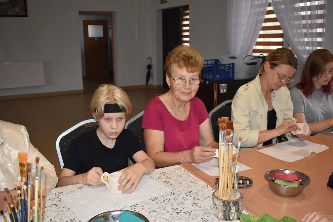 Warsztaty ceramiczne "COOLturowa TRADYCJA" Gminnej Biblioteki Publicznej w Łukowie