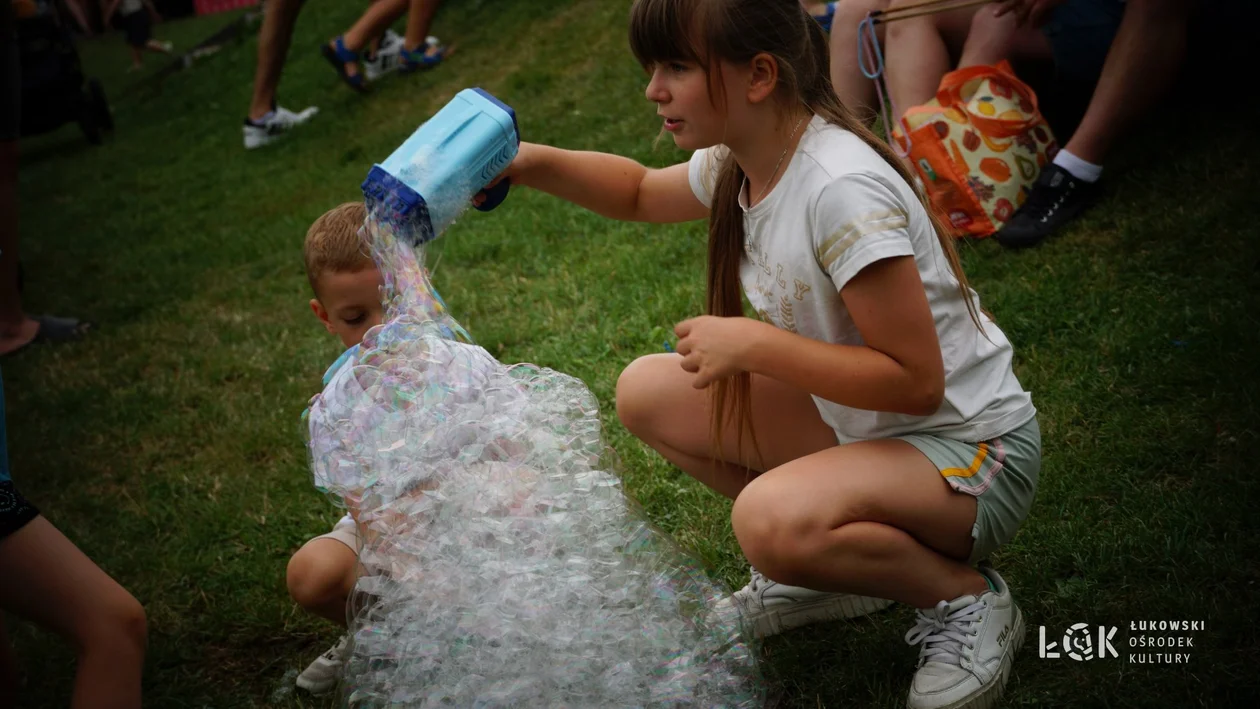 Festiwal Balonów, Baniek Mydlanych i Kolorów w Parku Miejskim w Łukowie