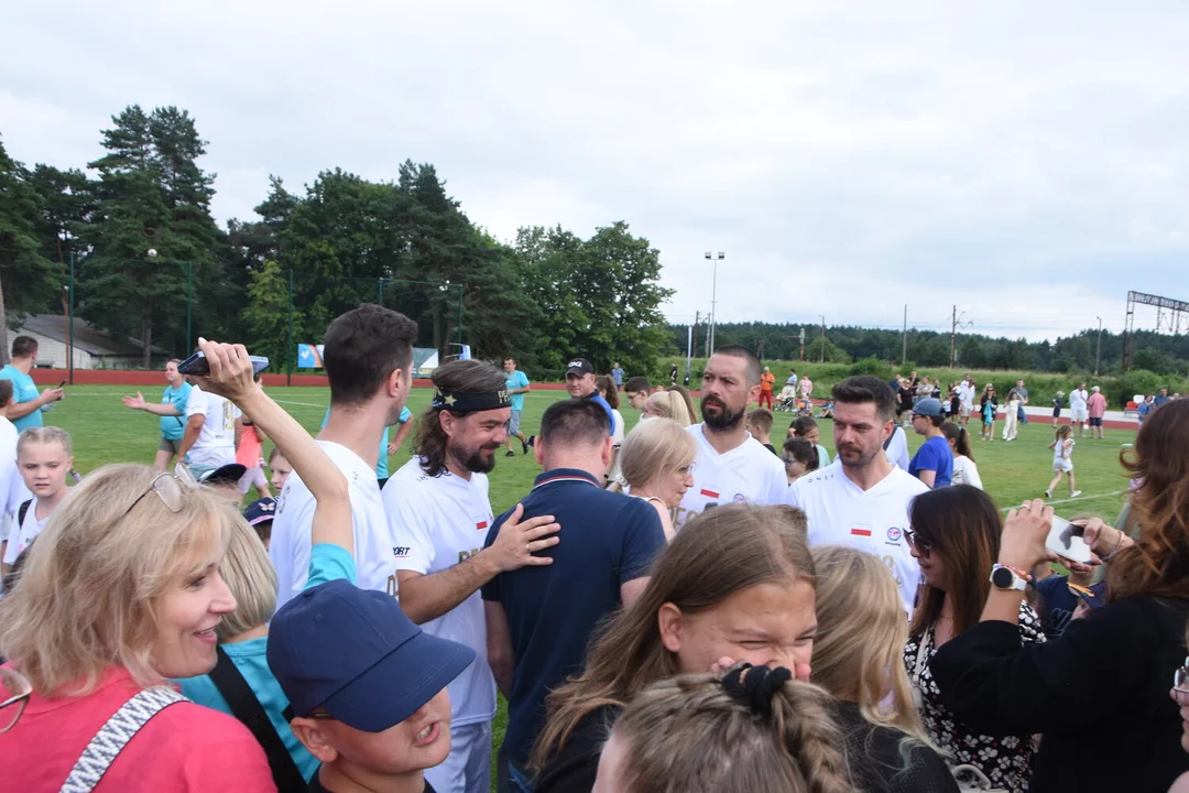 Zespół Pectus zagrał w piłkę nożną w Stoczku Łukowskim