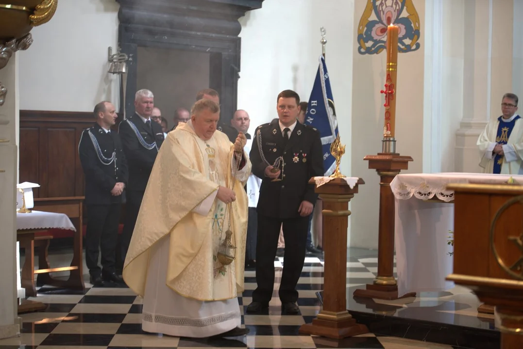 Relikwie Św. Floriana w parafii w Końskowoli