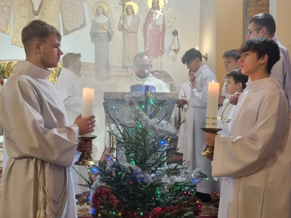 Msza święta i spotkanie opłatkowe łukowskich kolejarzy