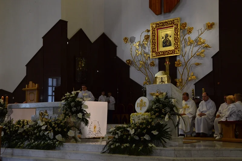 Procesja Bożego Ciała w Sanktuarium MBNP w Radzyniu