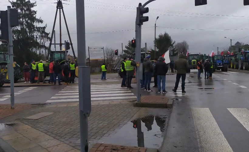 Protest rolników w Parczewie