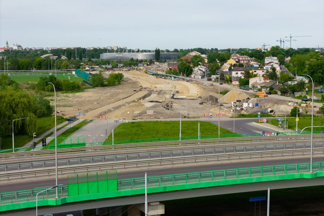 Lublin: Budowa przedłużenia ul. Lubelskiego Lipca '80 trwa od roku. Co udało się już zrobić?