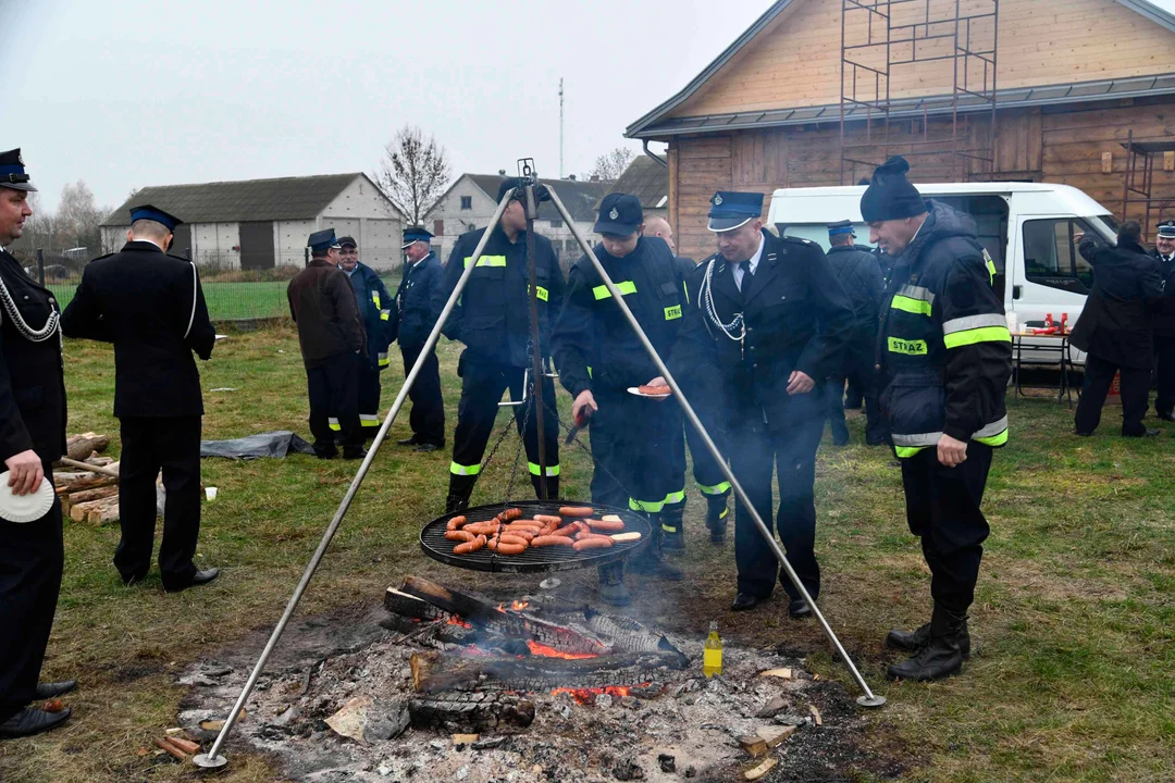 Zarzec Łukowski Msza Św. w intencji zmarłych strażaków z gminy Łuków