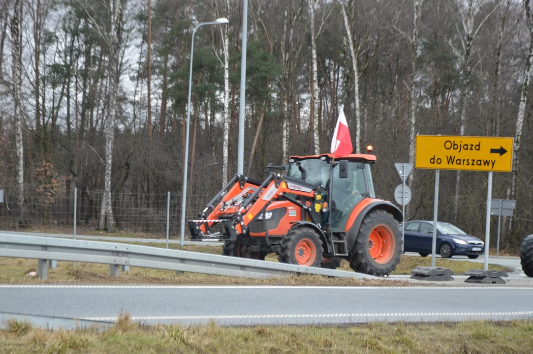 Protest rolników w Żyrzynie