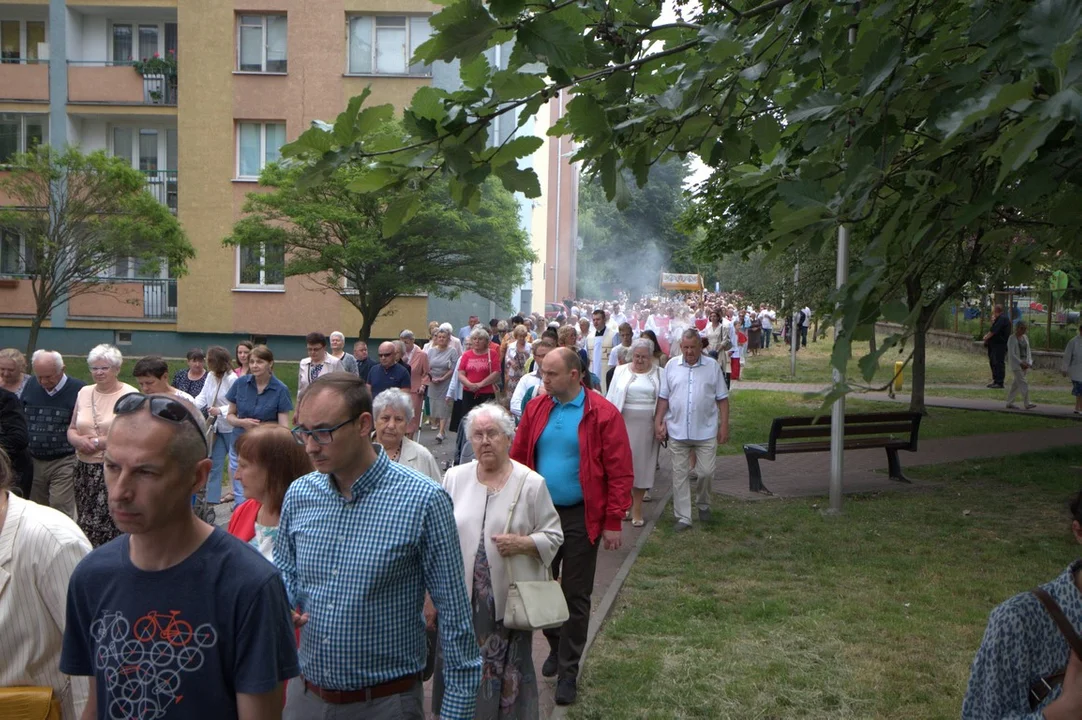 Procesja  Bożego Ciała w Puławach