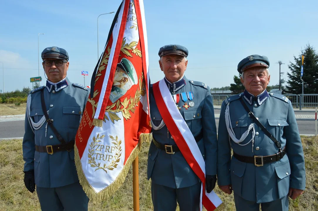 Uroczystość odsłonięcia ronda im. generała Tadeusza Rozwadowskiego w Chodlu