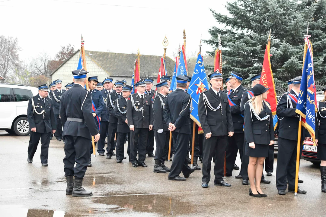 Zarzec Łukowski Msza Św. w intencji zmarłych strażaków z gminy Łuków