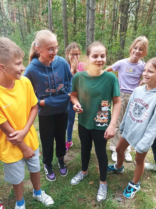 Rowerowy rajd z biblioteką w Trzebieszowie