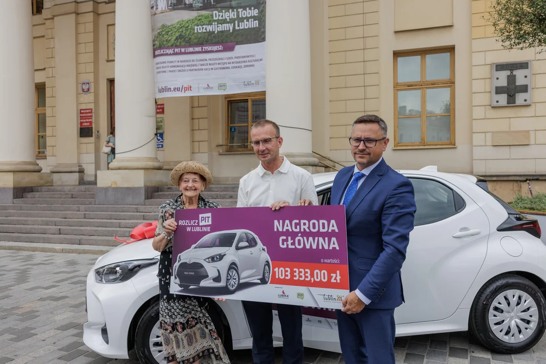 Loteria "Rozlicz PIT w Lublinie". Główna nagroda wręczona