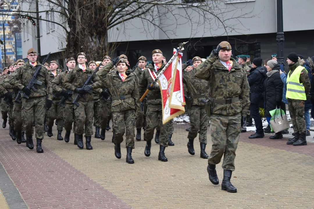 Przysięga żołnierzy WOT w Puławach