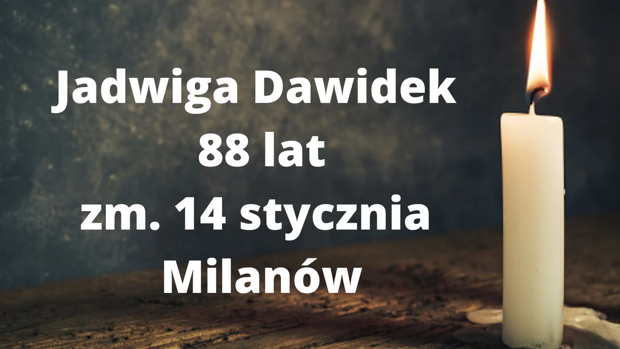 Nekrologi z powiatu parczewskiego ( 12 - 18.01. 2023r )