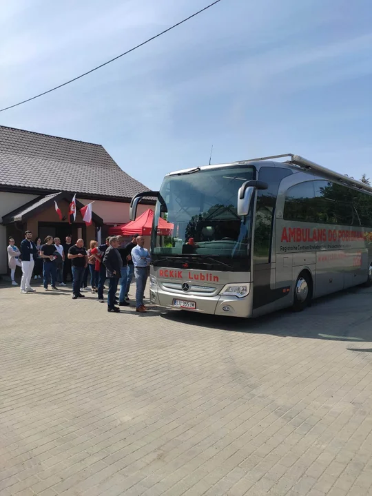 GMINA STOCZEK ŁUKOWSKI Podzielili się cennym darem krwi z chorym Szymonkiem - Zdjęcie główne