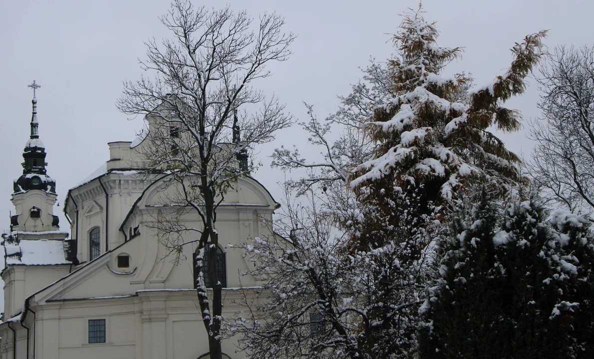 Pierwszy śnieg w Lubartowie