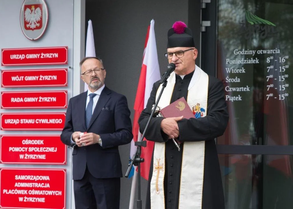 Otwarcie nowej siedziby Urzędu Gminy w Żyrzynie