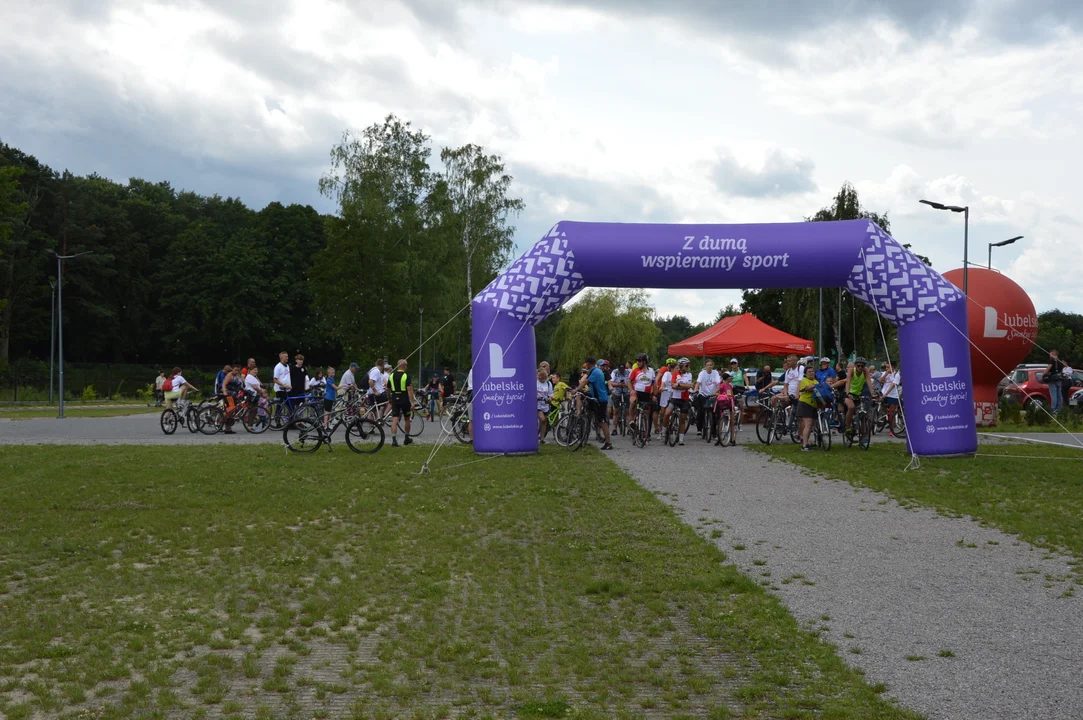 Rajd rowerowy Tour de Lubelskie w Poniatowej