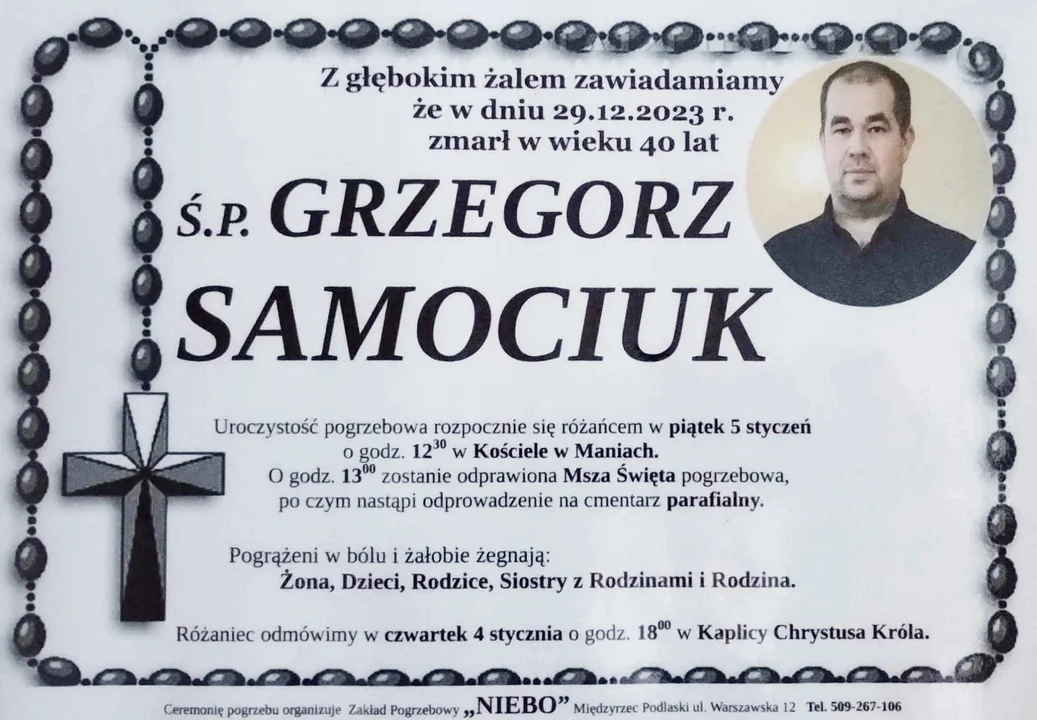 Odeszli od nas w Międzyrzecu - Grudzień 2023