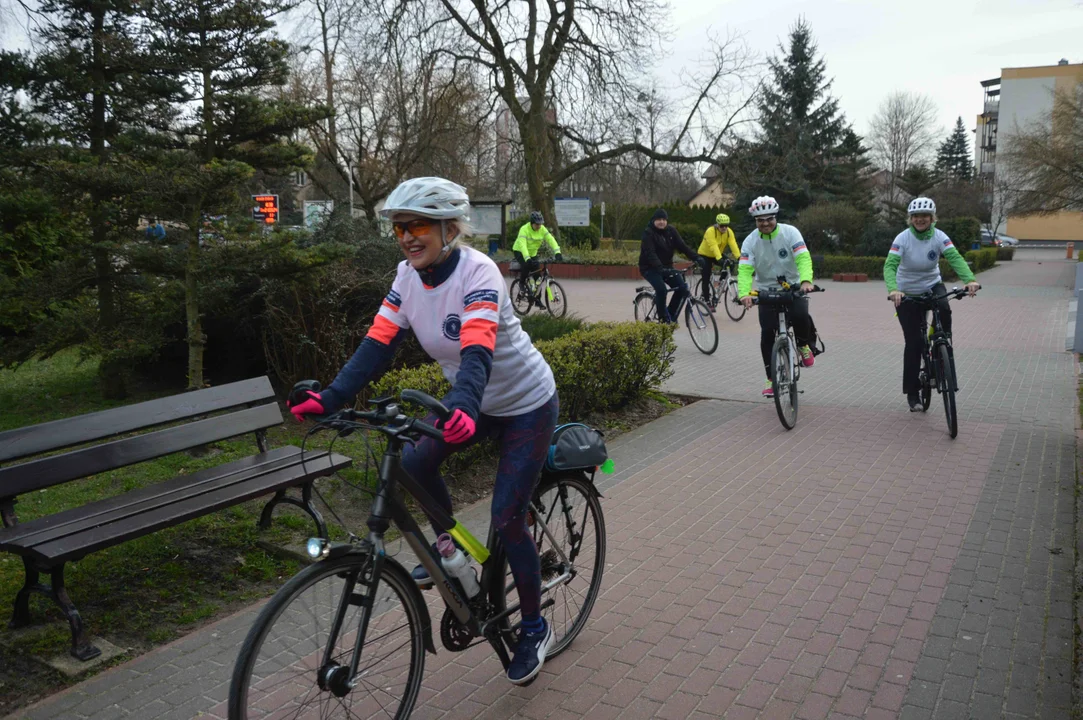 Pierwszy trening Puławskiej Grupy Rowerowej