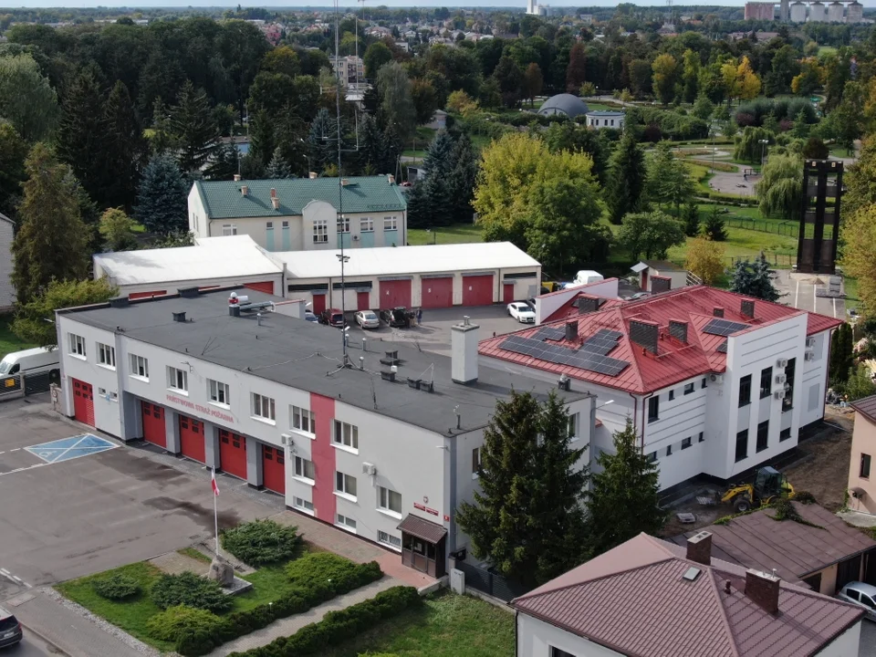 Kończy się rozbudowa Komendy Powiatowej Straży Pożarnej w Łukowie.