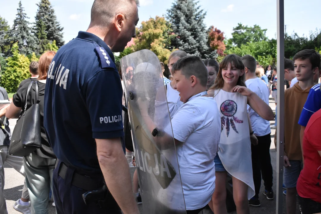 Akcja Bezpieczne wakacje w SP w Końskowoli