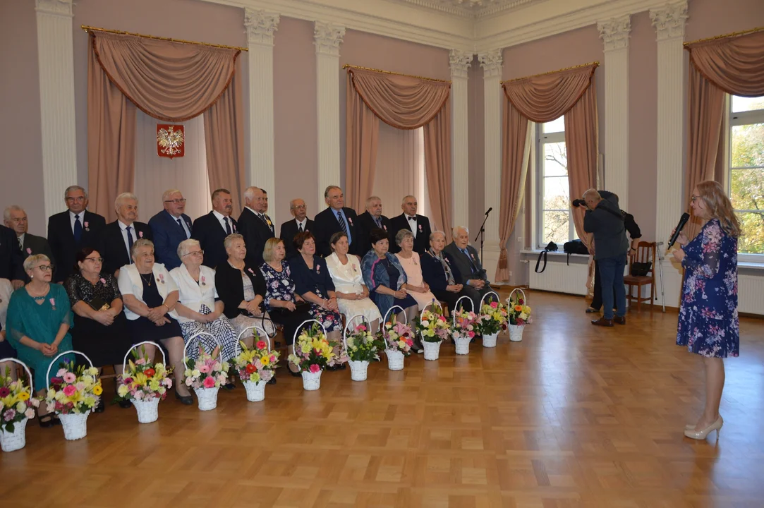 Złote Gody w Sali Kongresowej Pałacu Czartoryskich w Puławach