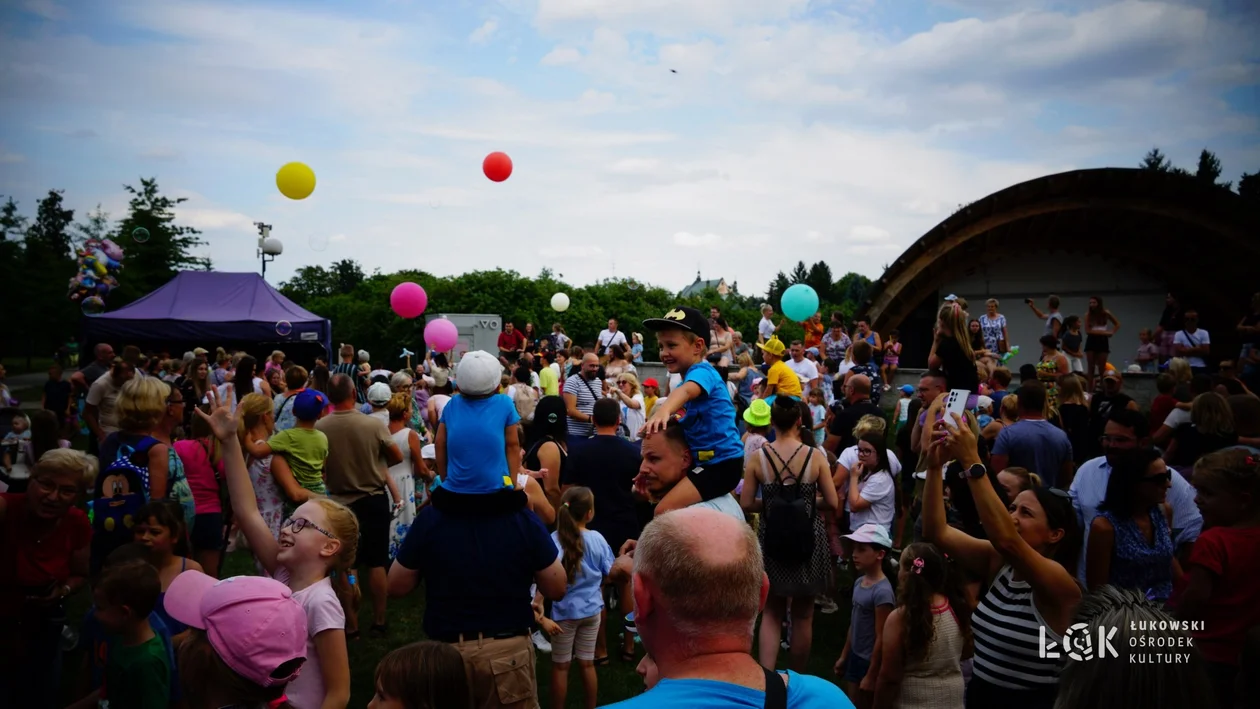 Festiwal Balonów, Baniek Mydlanych i Kolorów w Parku Miejskim w Łukowie