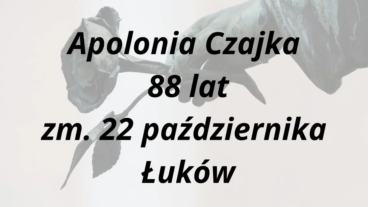 Nekrologi z powiatu łukowskiego