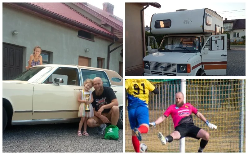 Ile on ma aut w garażu! Dariusz Dadasiewicz: Moim 41-letnim kamperem chcę objechać Bałkany (zdjęcia) - Zdjęcie główne