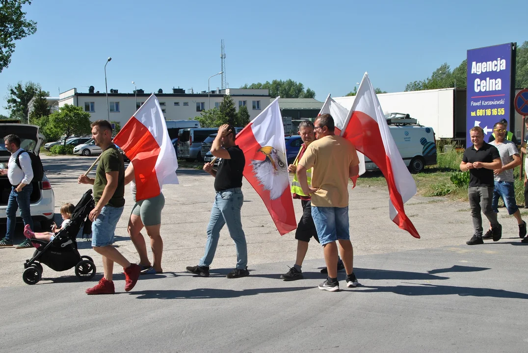 Protest rolników w Opolu Lubelskim