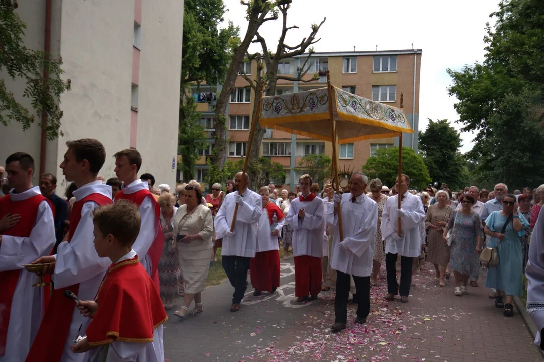 Procesja  Bożego Ciała w Puławach