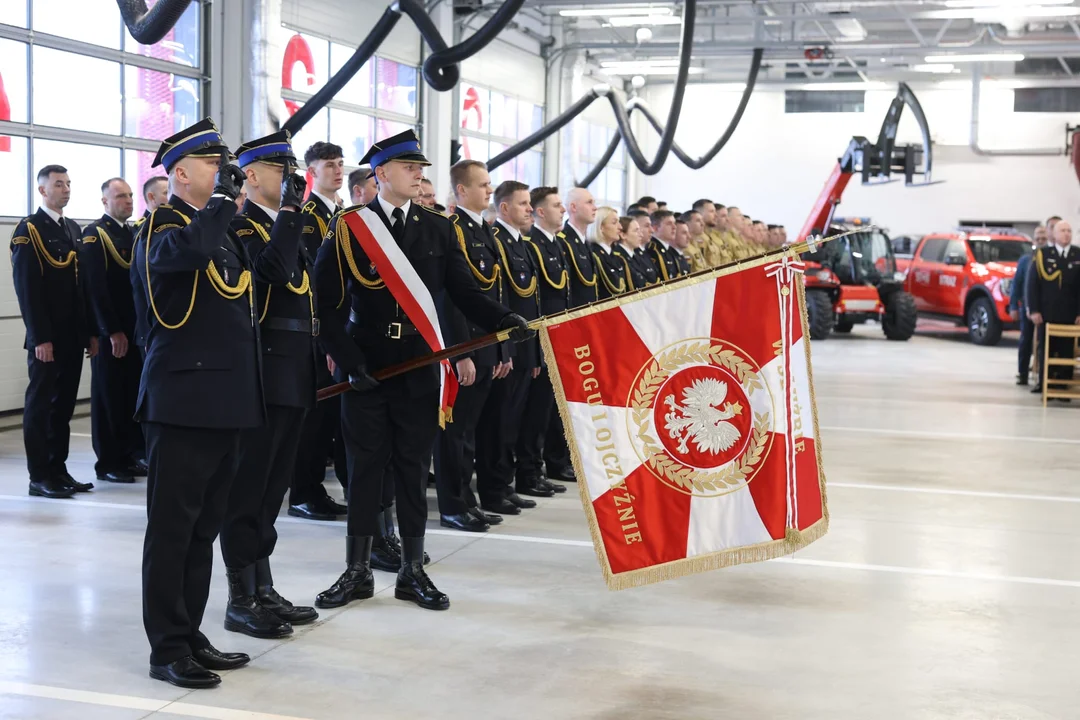 Pożegnanie komendanta KP PSP w Puławach